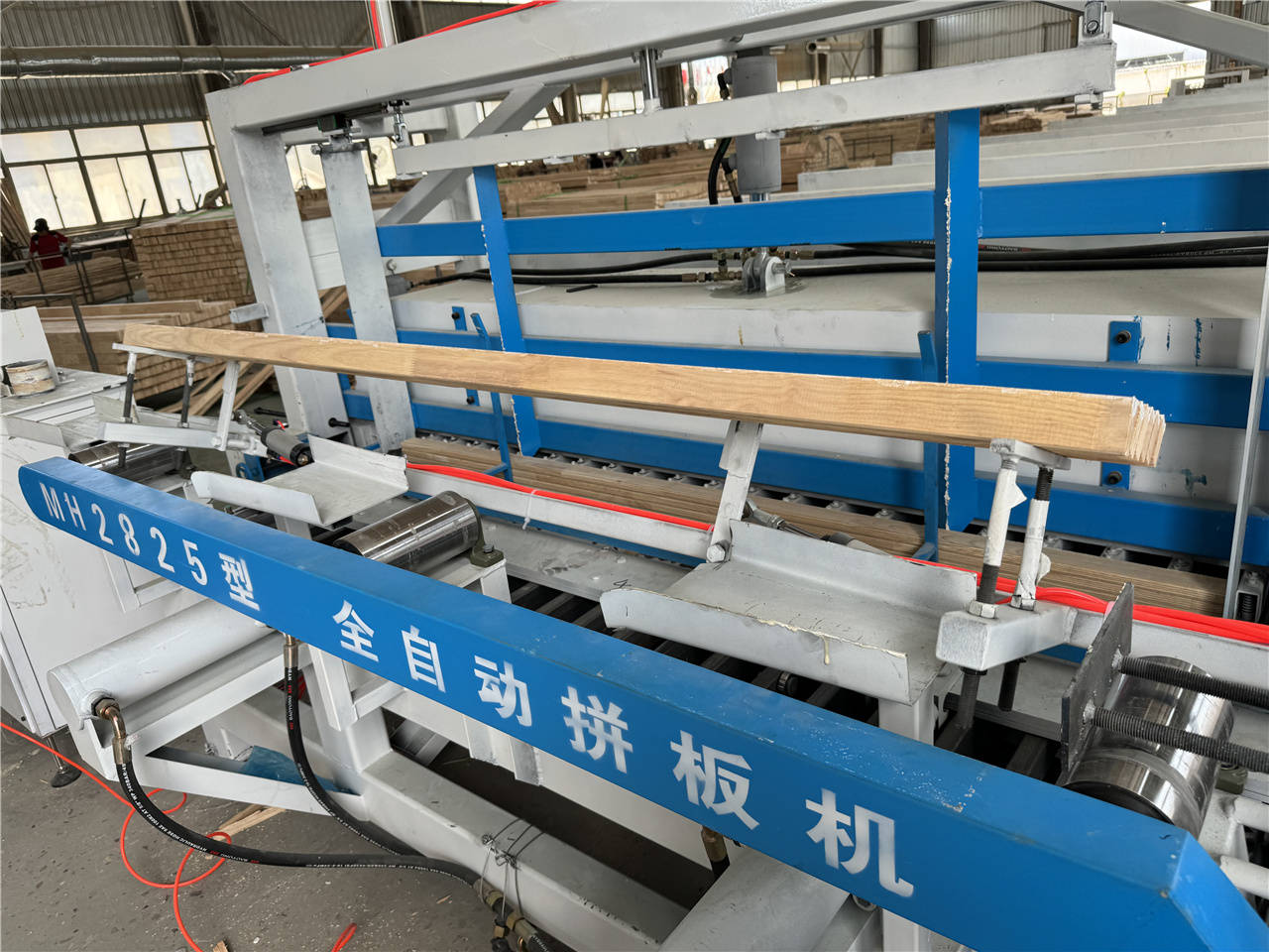 直拼板机器 拼板机木工全自动视频教学
