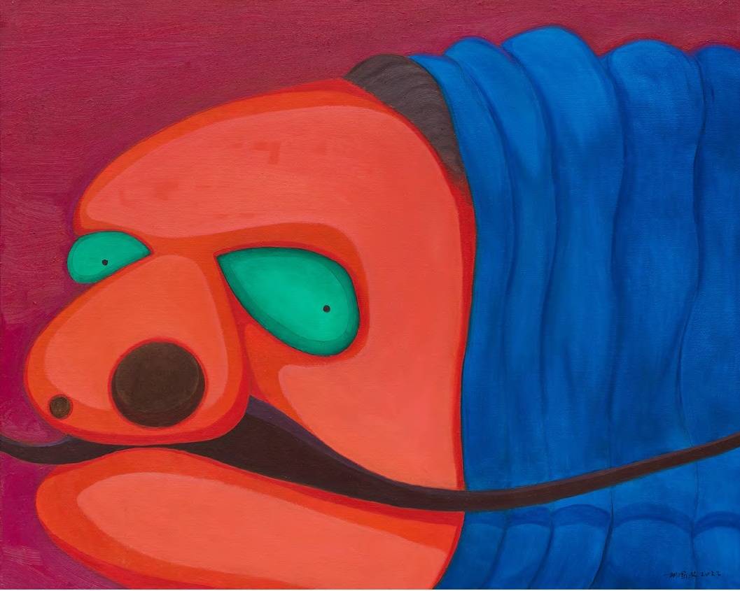 《偶像三》2022 油画80x100cm.jpg