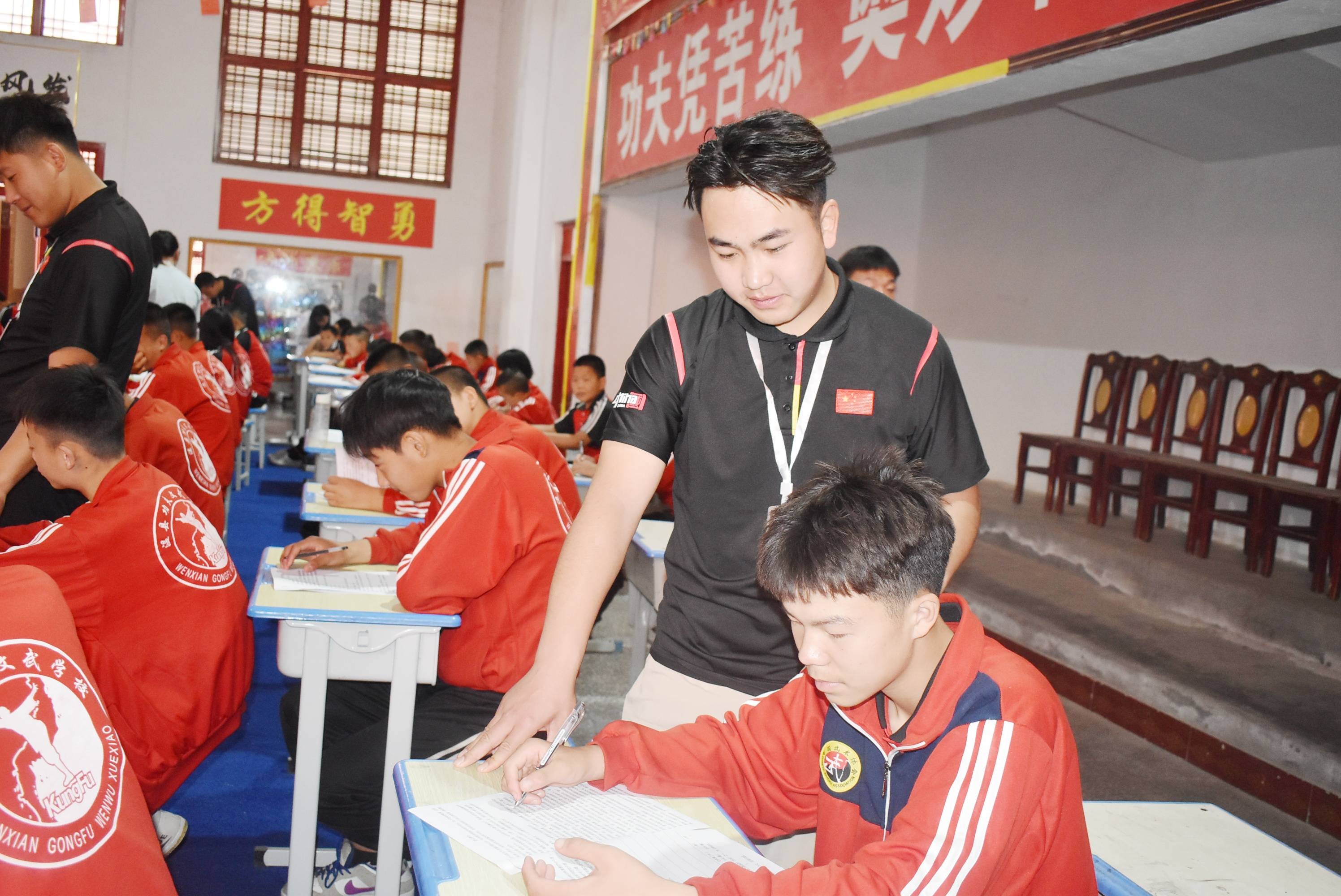—温县功夫文武学校2025年上半年文化课期中考试