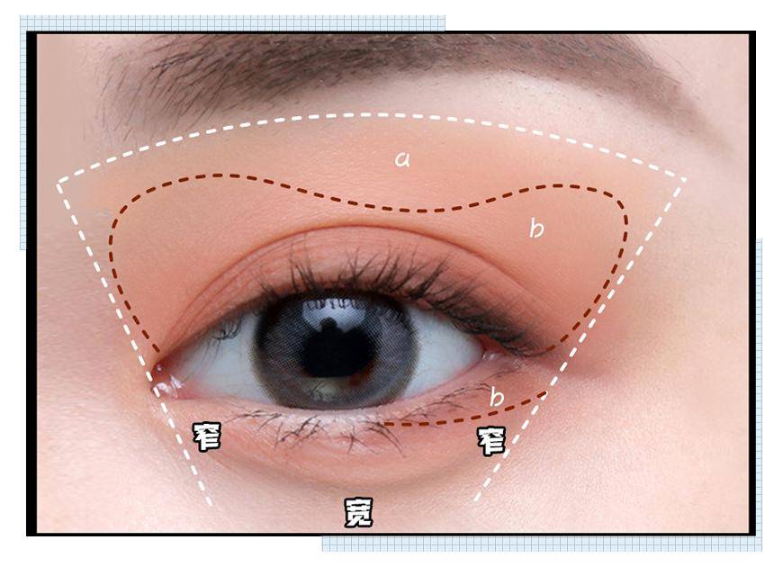 深眼窝怎么画眼影图片