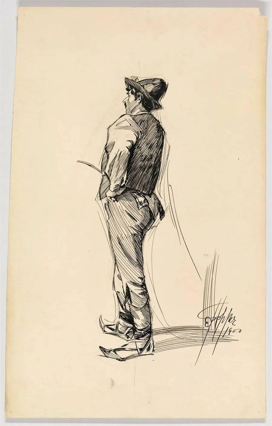 抑郁的绘画大师,霍珀的素描与速写!_作品_爱德华·霍普_美国