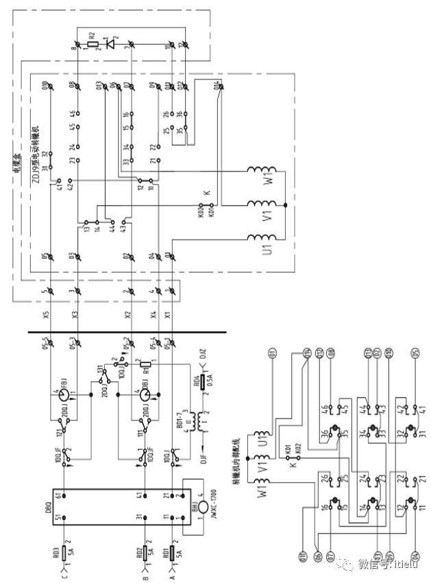 zdj9转辙机双机配线图图片