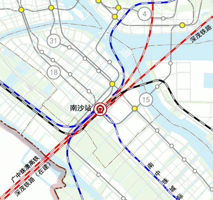 南沙22号线规划线路图图片