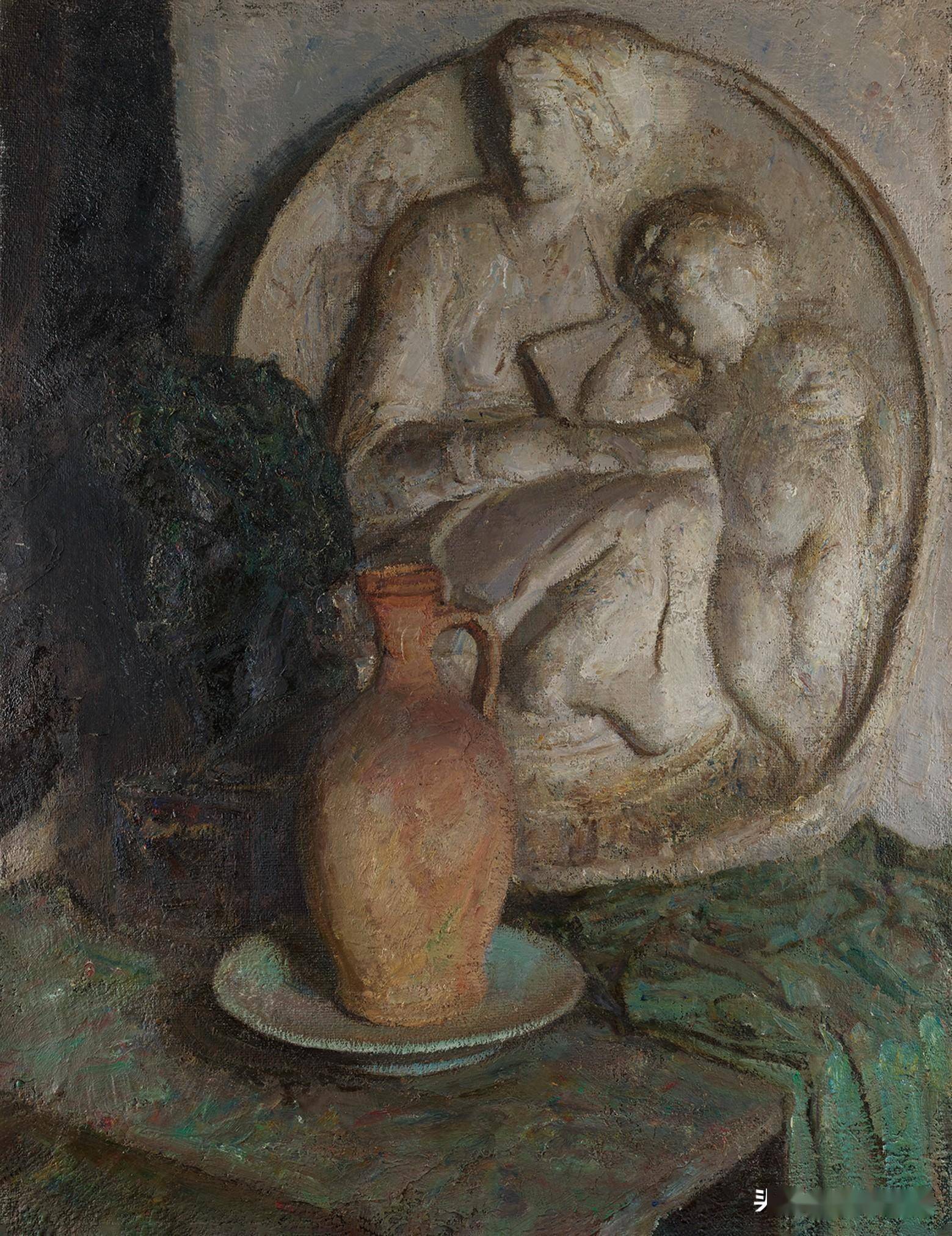 陶罐 布面油彩 100×80厘米 1994 中国美术馆藏姜雁:您在现实主义油画