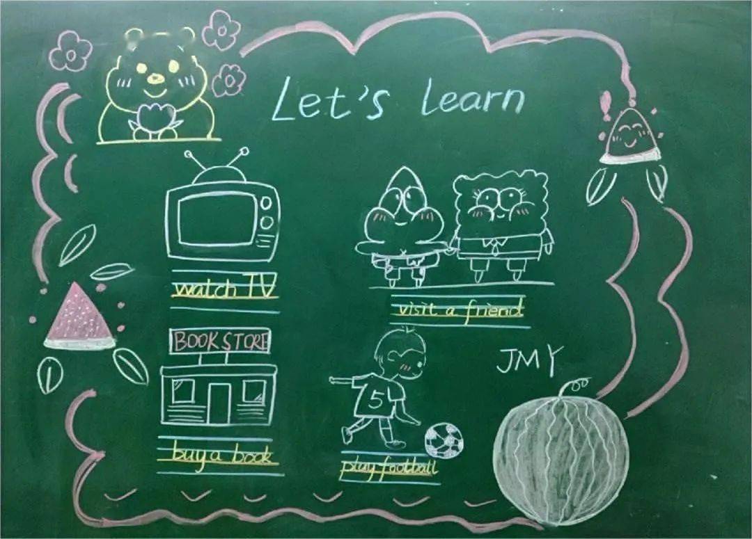 【图说】小学英语板贴变迁史.是变好了,还是变糟了?_云朵_时候_教学