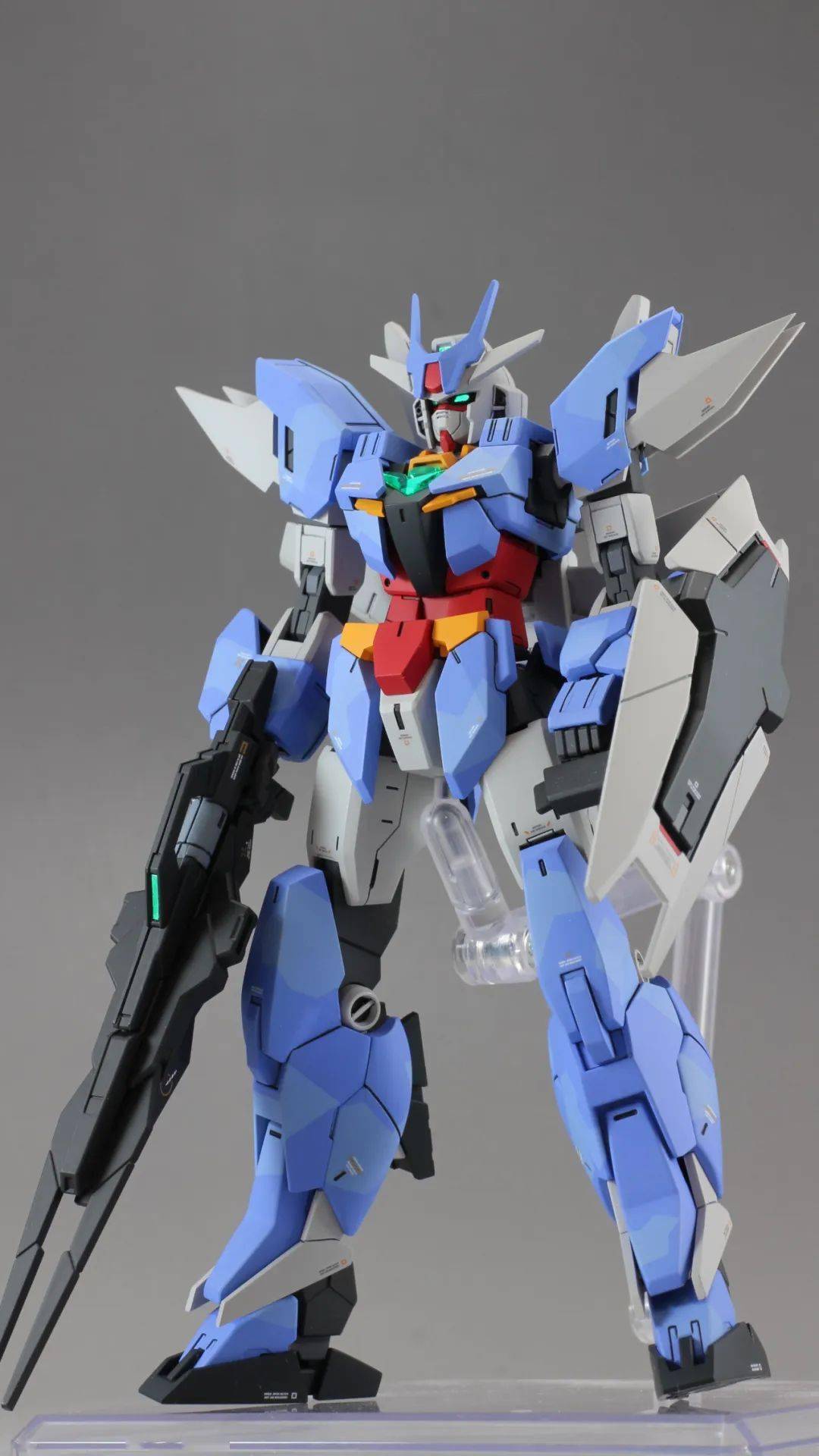 核心高达地球三型,小清新迷彩涂装_公众_@miyyaa_零件