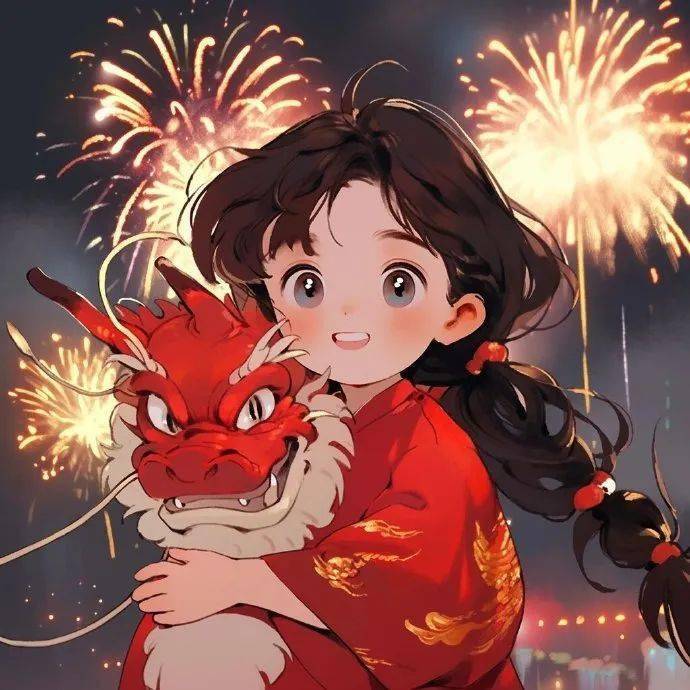 来一波喜气洋洋红色头像