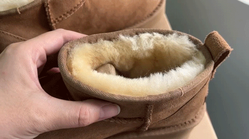 源头工厂,羊皮毛一体雪地靴,价格真香!_羊毛_设计_细节