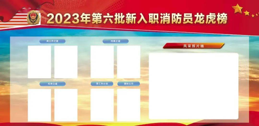全面准确客观评价新消防员工作实际,新训队设置龙虎榜,量化考评表文化