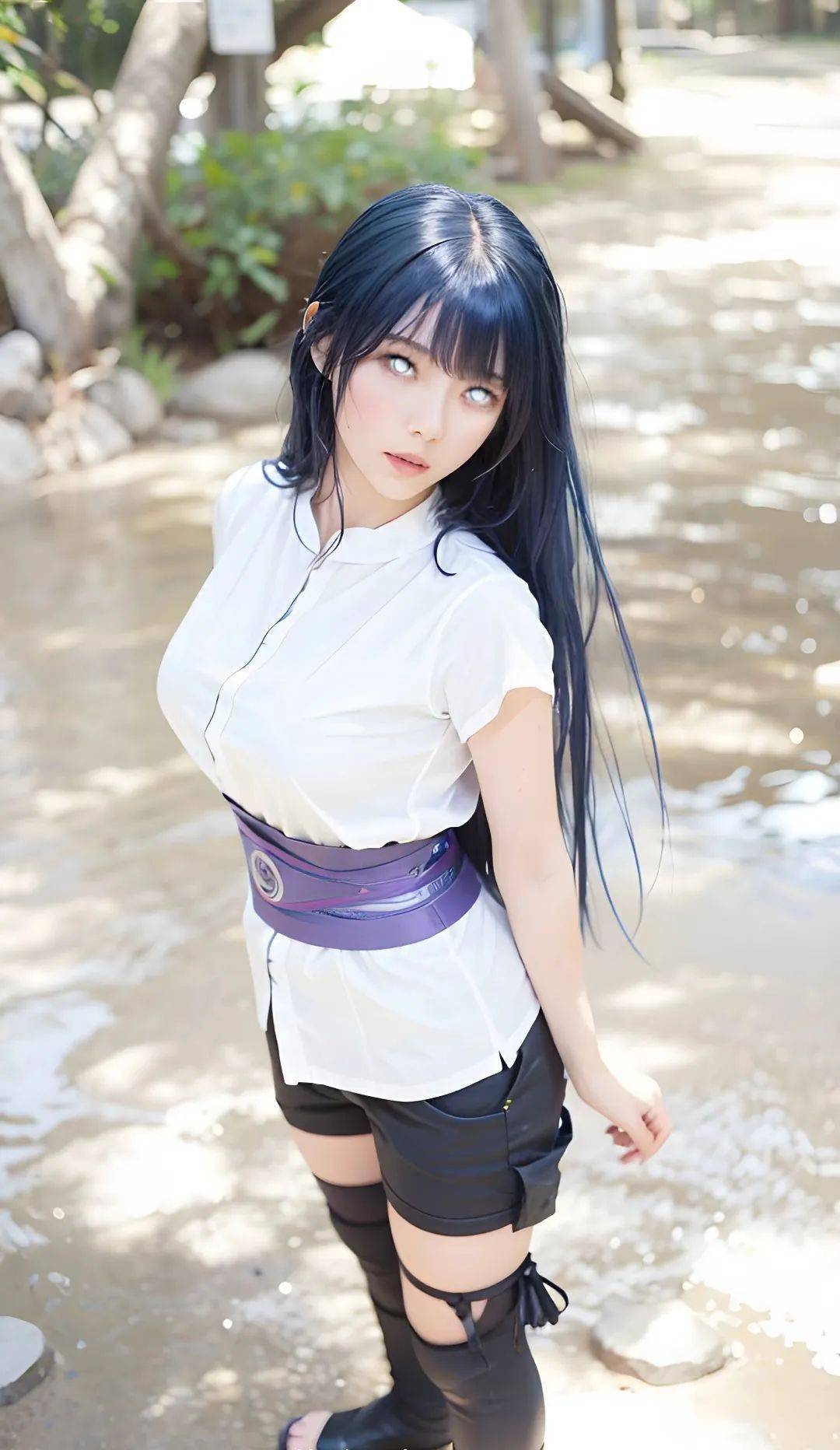 真人版雏田,明白了鸣人为什么宁愿受尽白眼_上线_原文_手游