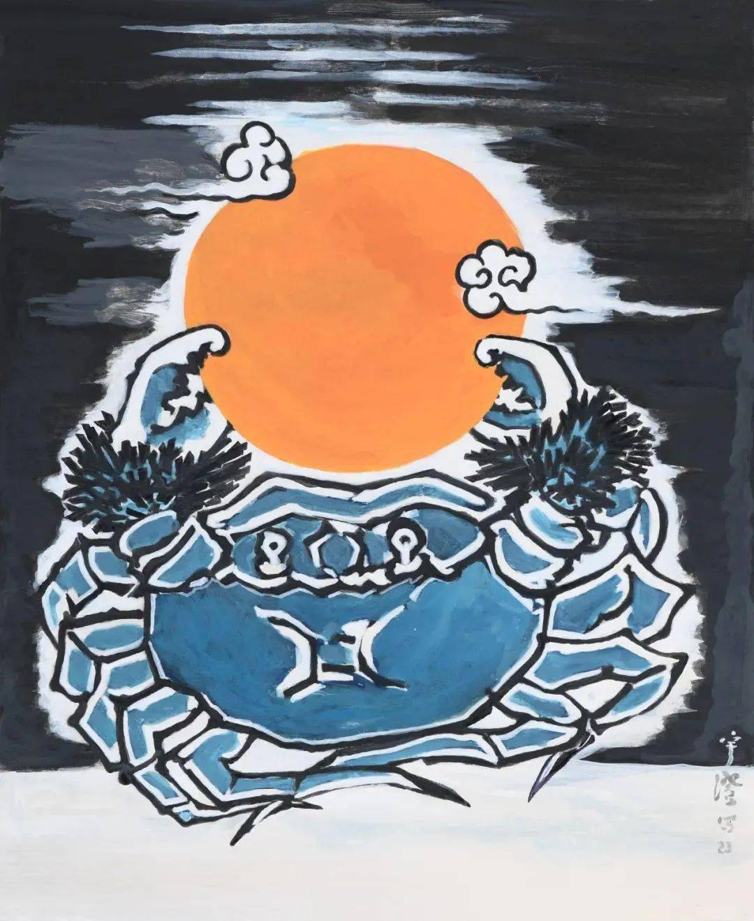 作家金宇澄在《繁花》之后画了十年画_绘画_cm_丙烯