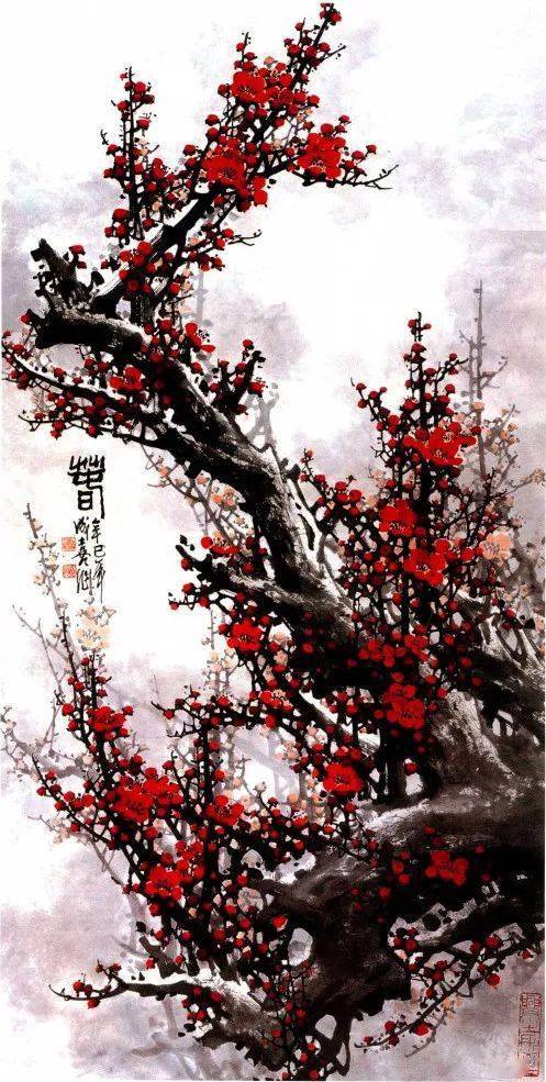 【国画天地】他不仅梅花画得好,葡萄也醉人!_王成喜_cm_年作