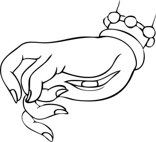 75种线描佛手