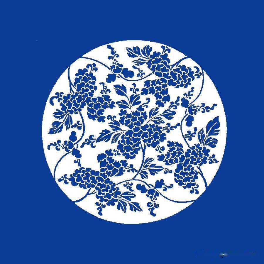 中国经典传统纹样-青花元素纹样设计