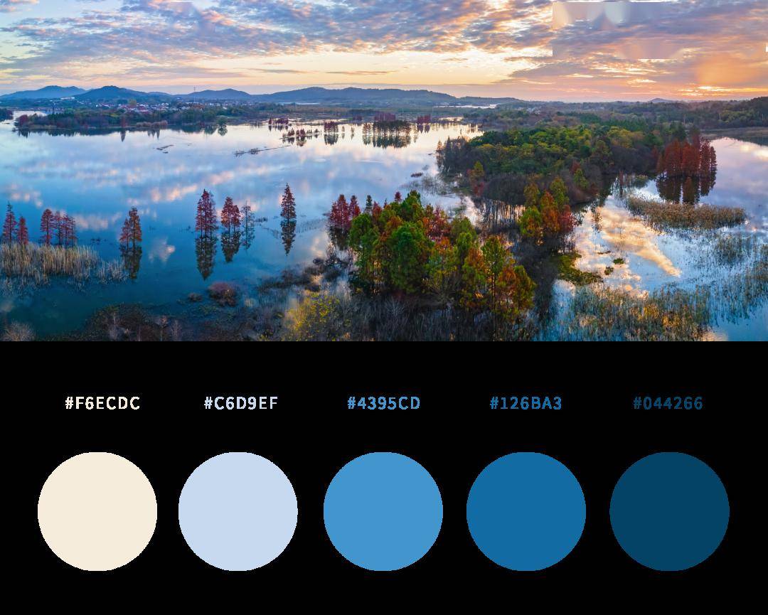 您收到一份来自常州天目湖的醉美配色表!_绿色_蓝色_颜色