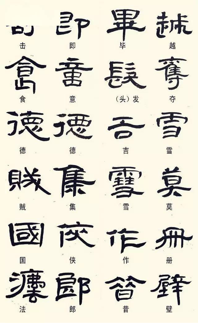 隸書這樣寫,叫異體字,不是錯別字!_古人_現象_整理