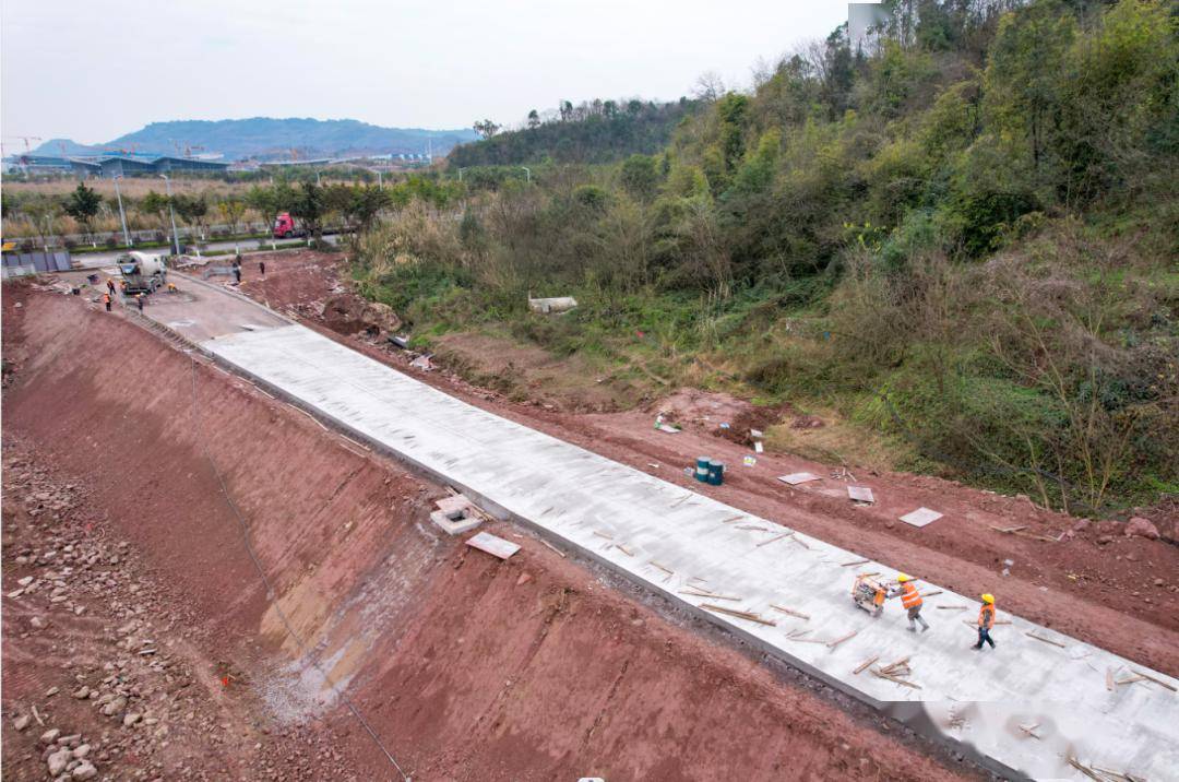 施工现场临时道路图片