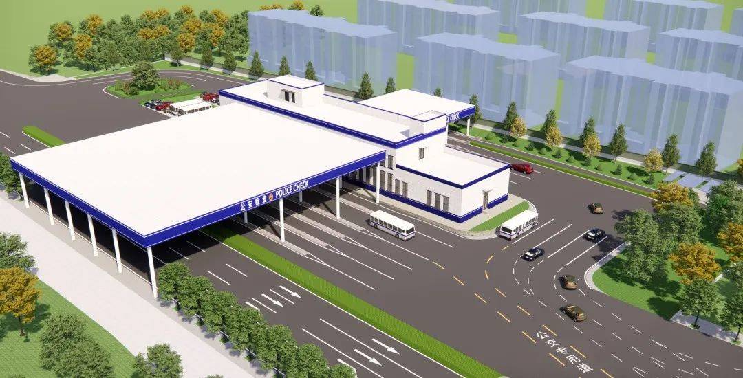 厂通路进京检查站设计方案批前公示,最高建筑高度13.