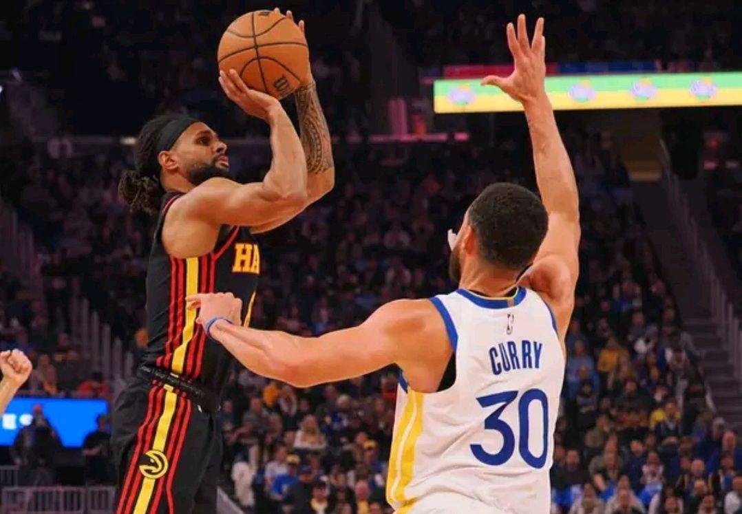 库里25 8勇士7人得分上双射老鹰止连败 库明加11投全中_汤普森_nba