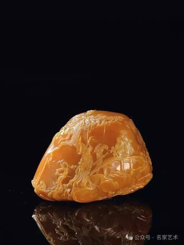 【名品视界】清贵的雕刻艺术_薄意_名家_田黄