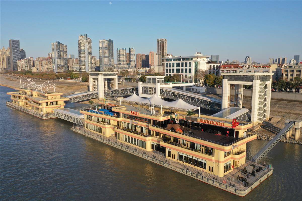 武昌江滩红巷旅游码头"蝶变"归来_武汉市_中华路_游轮
