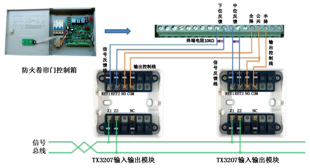 泰和安火灾自动报警及联动控制系统接线图