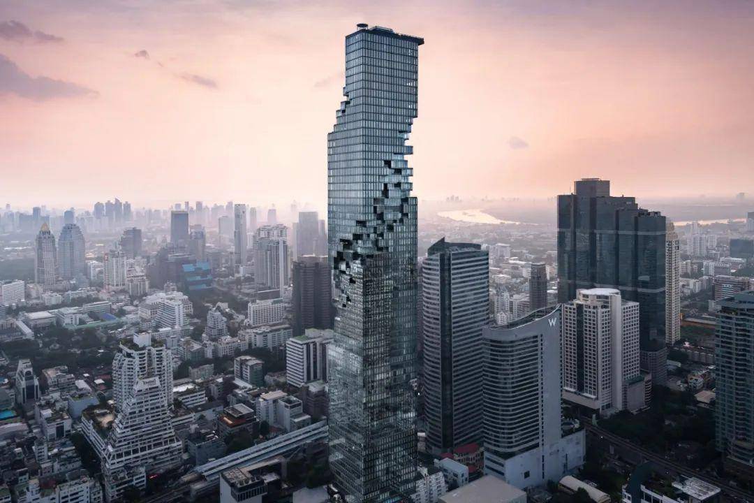 "像素大厦"mahanakhon大楼(图源:archdaily)泰国的博物馆建筑,也很