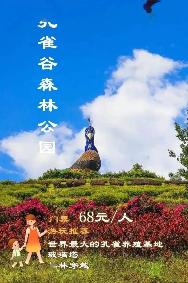孔雀谷森林公园已然成为滇西旅游目的地云南省旅游休闲街区国家级夜间