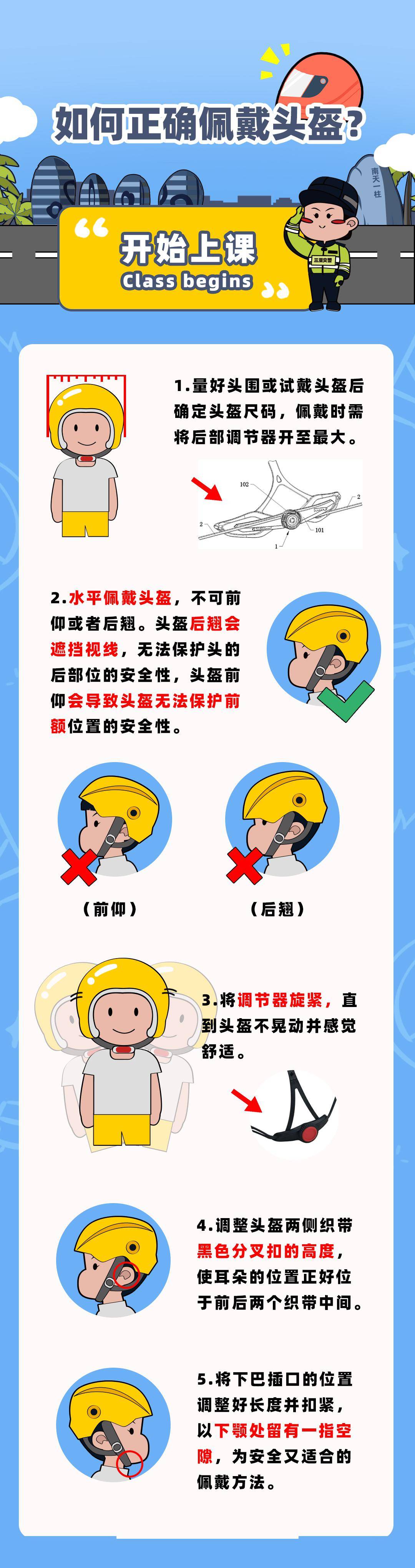 安全帽正确佩戴图片