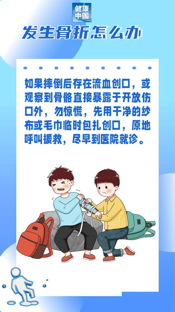 防滑防摔安全常识图片