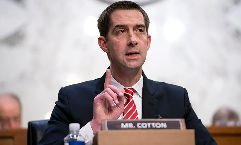 魔怔反华议员,"蠢上热搜"_汤姆·科顿_周受资_美国