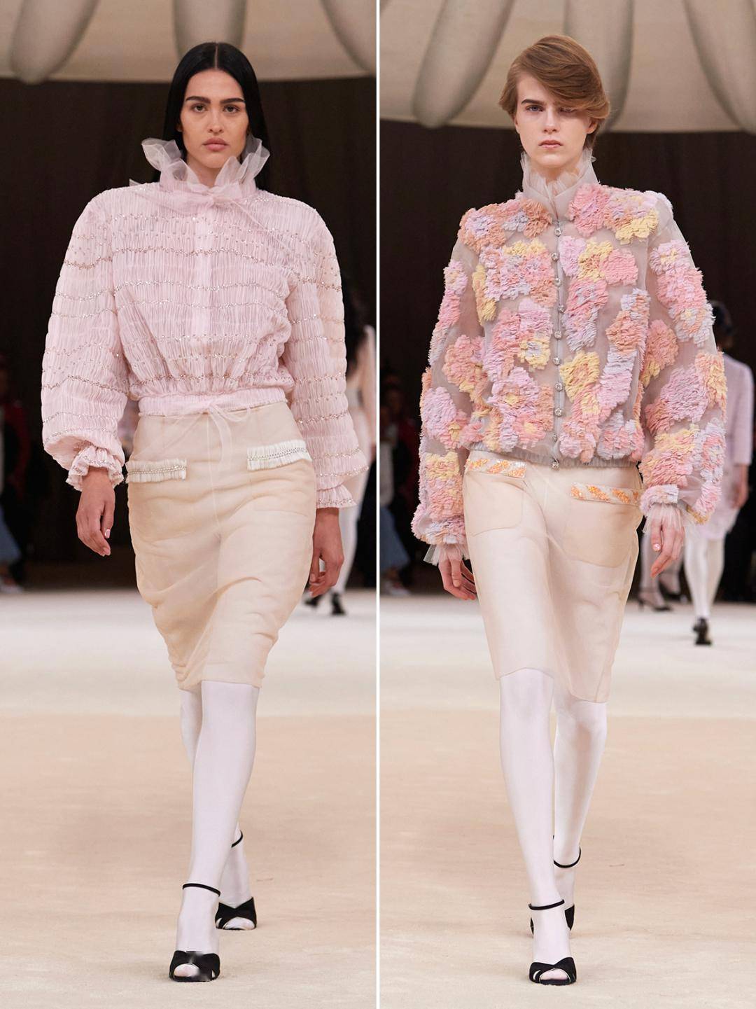 本季香奈儿高定秀,源于一颗遗失的钮扣_刺绣_系列_外套
