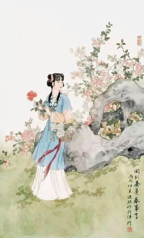 秋分绣春色袭人寒露心忧烦熙凤霜降立桐前妙玉立冬梦逃禅李纨小雪闲庭