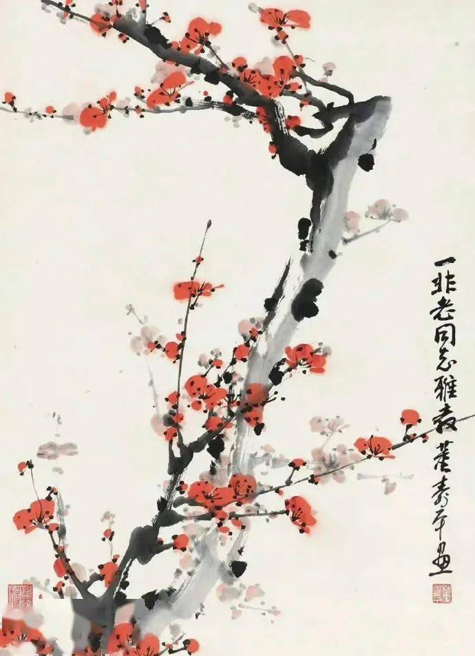 绘画| 梅花:暗香浮动见风骨_董寿平_家庭_熏陶