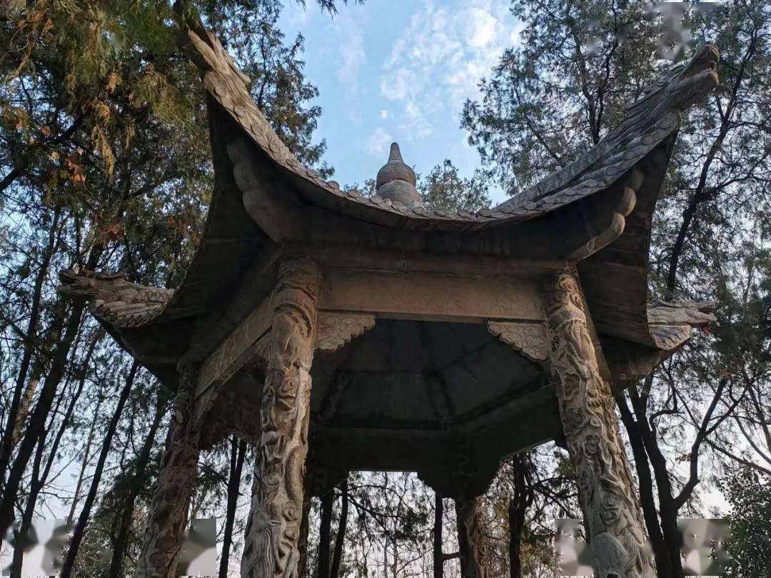 邳州桃花岛有个桃花亭 | 作者 马淑宝_孙大磊_石亭_石雕