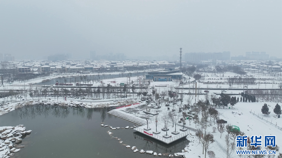 河南睢县:北湖美景水墨画_商丘市_景区_公园