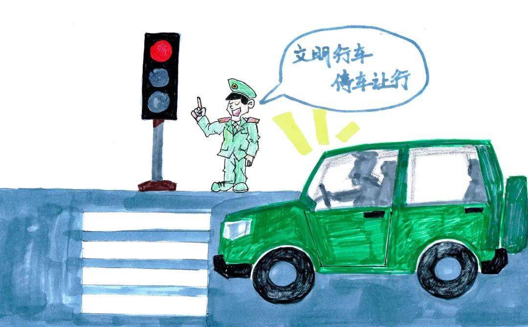 交通安全警示漫画告诉您标准答案