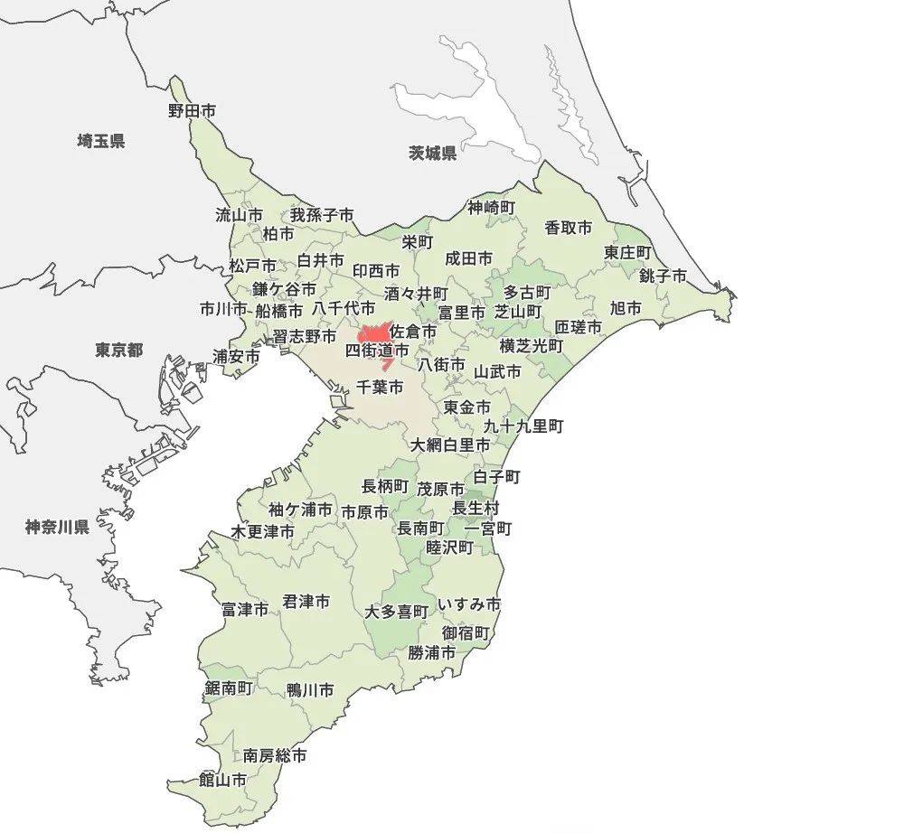 东京多摩地区地图图片