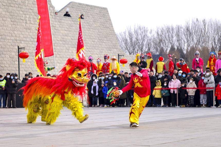 河北定兴:民俗花会闹新春_活动_定兴县_表演