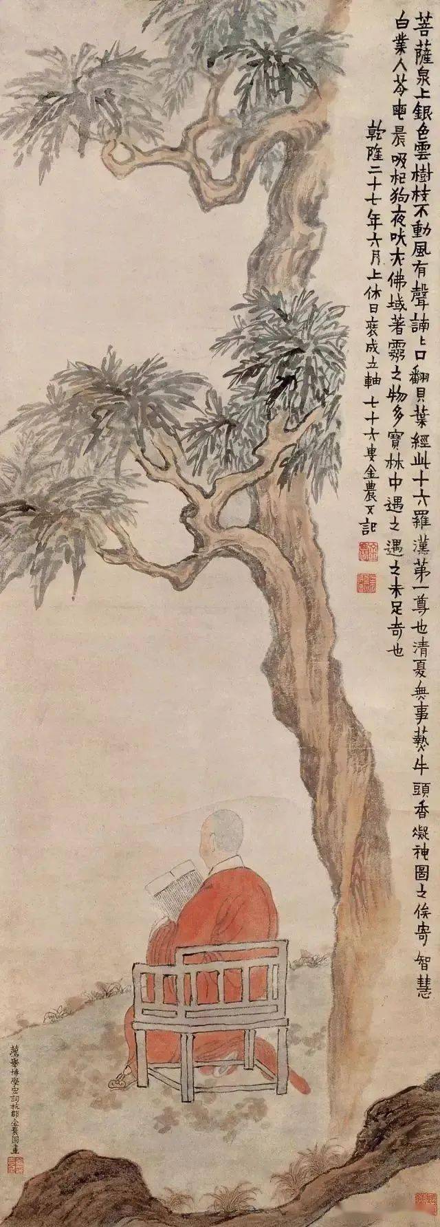 扬州八怪之首,50岁拿笔画画,竟成一代大师!_金农_郑板桥_书画