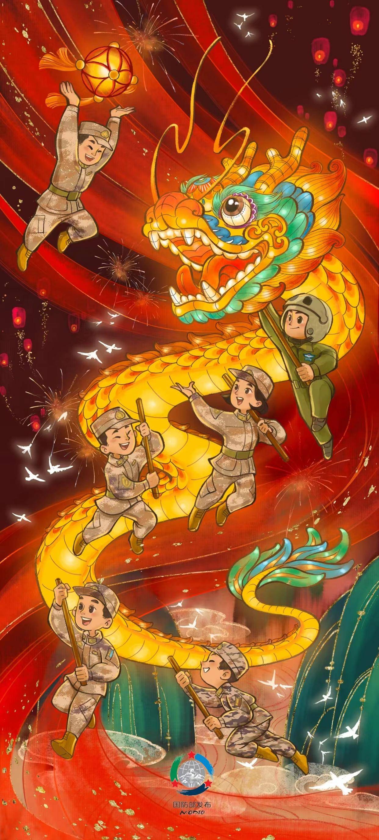 在中华传统文化中龙代表着祥瑞,智慧和力量也展示出一种拼搏进取的