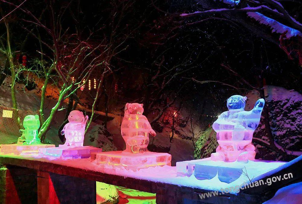 镜头下的玉华宫冰雕展_主题_十二生肖_冰灯