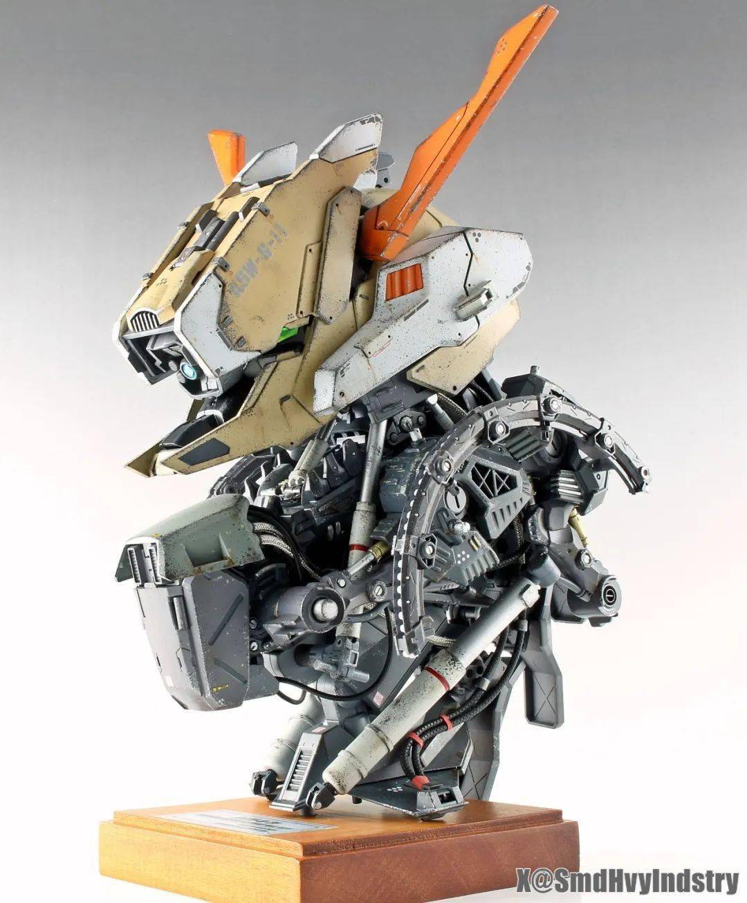 代哥不出自己搓,下田重工业自制1/35古辛重锻型头像_公众_机体_来稿