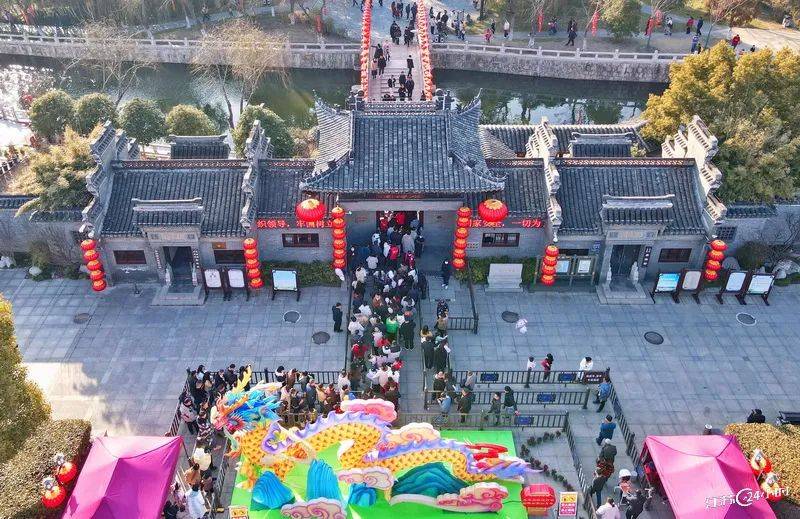江苏24小时|泗洪:新春送岗助就业_摄影_上线_文化