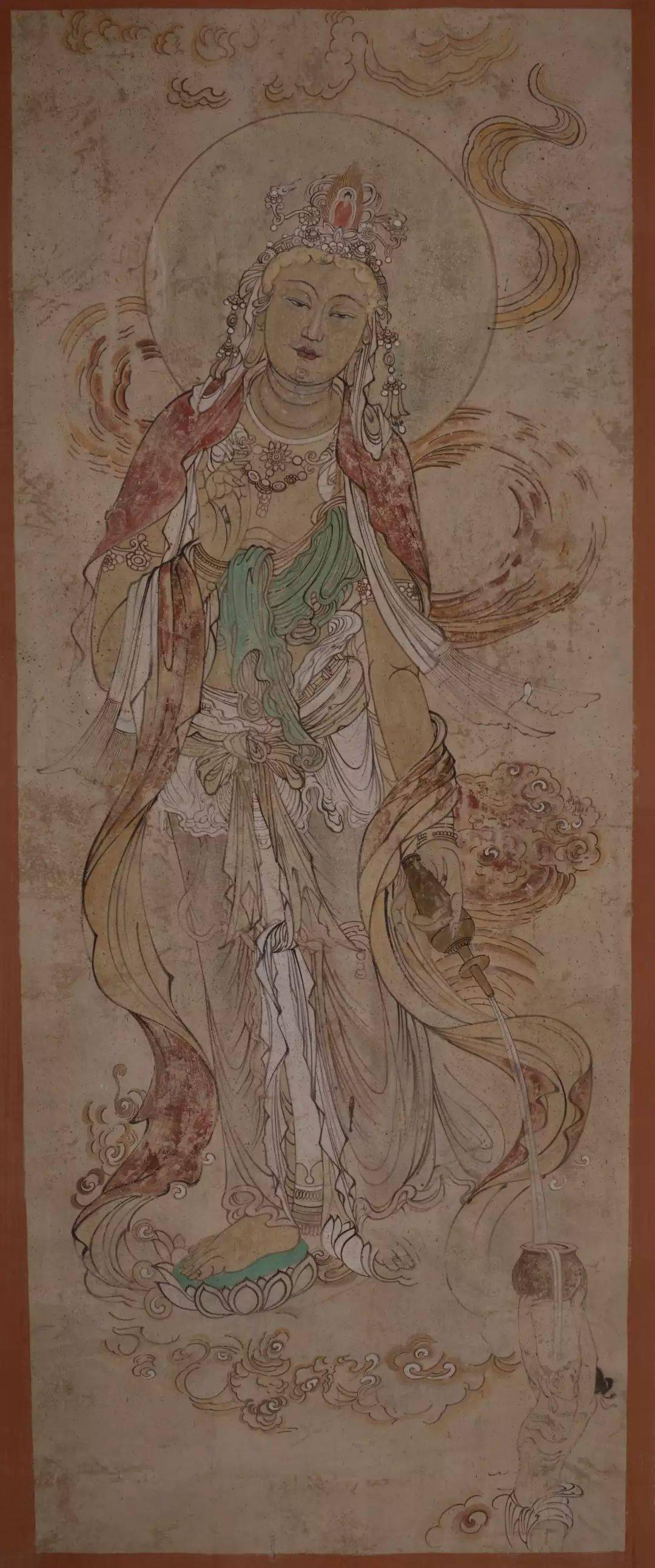 61幅高山笔下的敦煌石窟壁画_尺寸_年份_菩萨