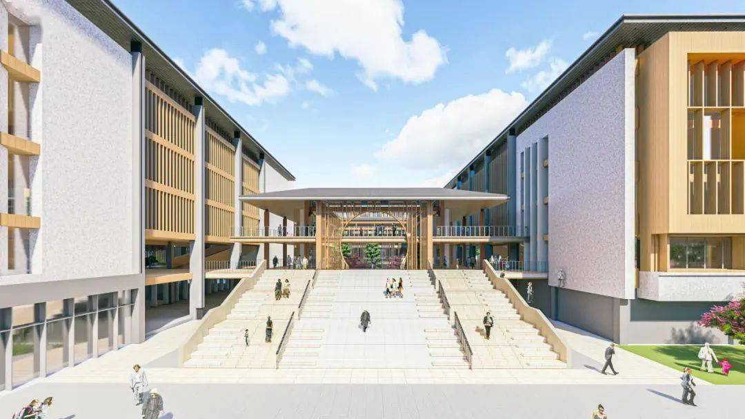 绍兴新学校,今年9月投用_施工_项目_龙山书院