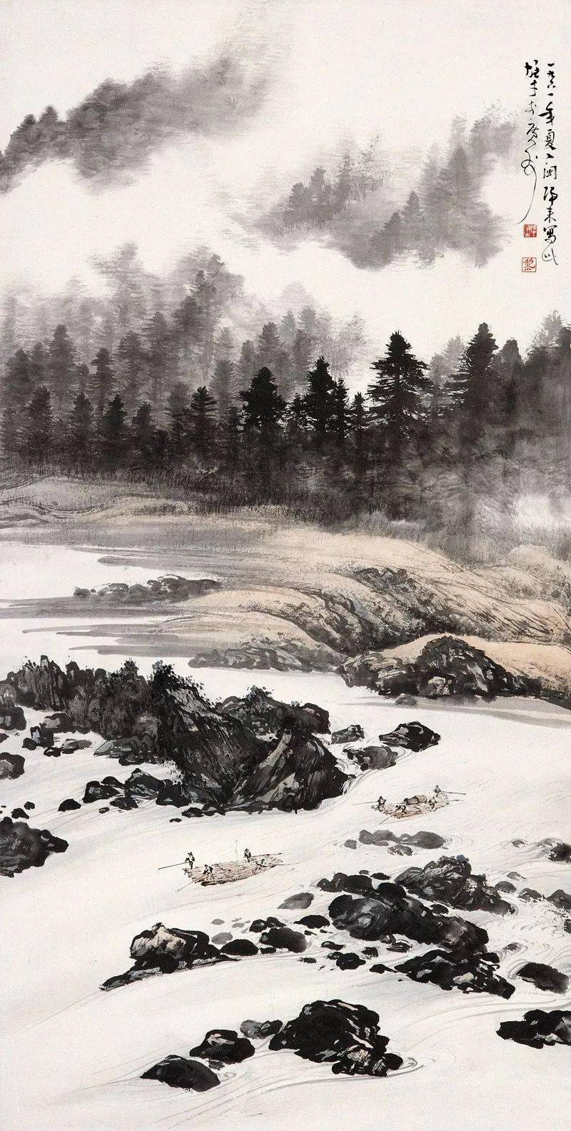 黎雄才:快工不巧,快饭不饱_着色_古人_用墨