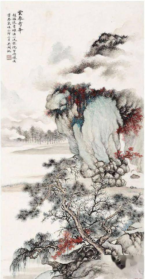 吴湖帆的山水画古意盎然,百看不厌!_鉴定家_海上_功底