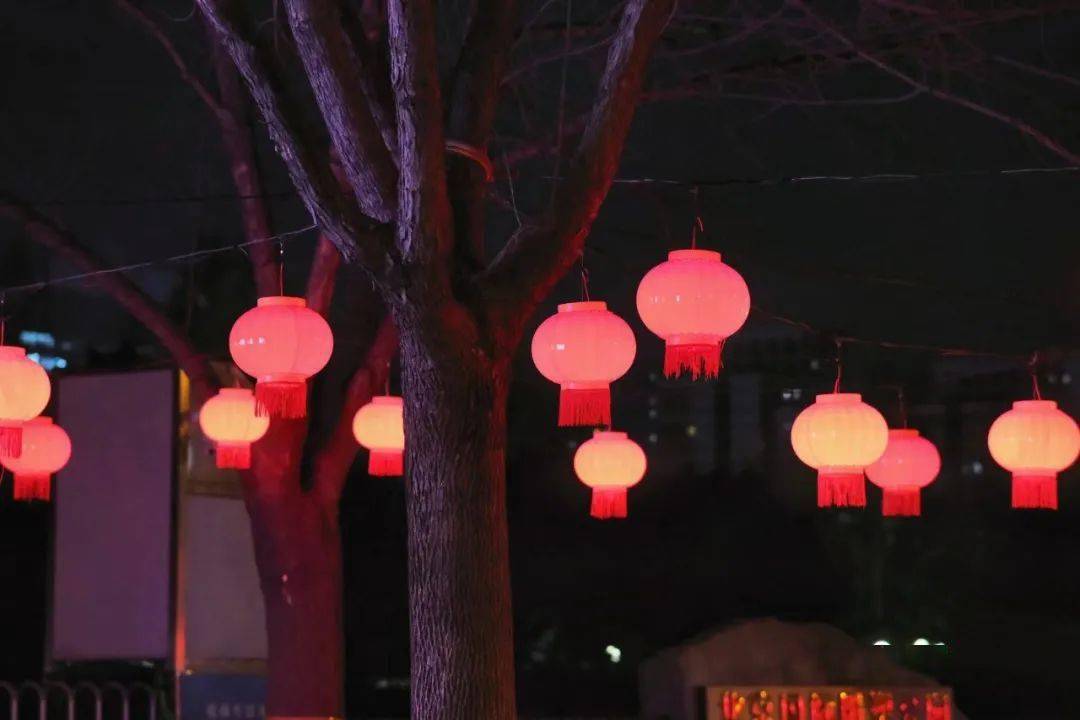 来石景山赏灯光秀,体验浪漫迷人的春节氛围感～_灯笼