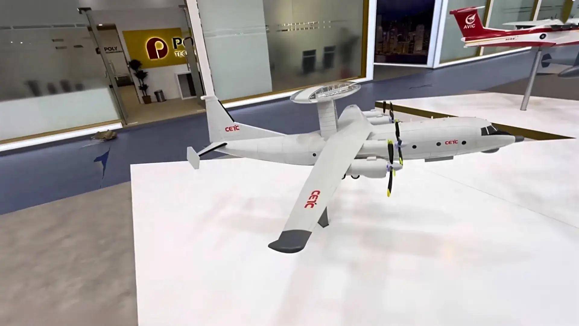 出口型预警机亮相沙特,圆盘比平衡木更强,高档市场也要有份额_雷达